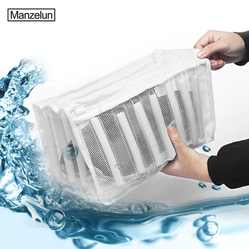 

Shoes Washing Bag for Washing Machines Protection Shoe Lingerie Travel Large Mesh cleaning Bags Classified Clothes Laundry Bag
