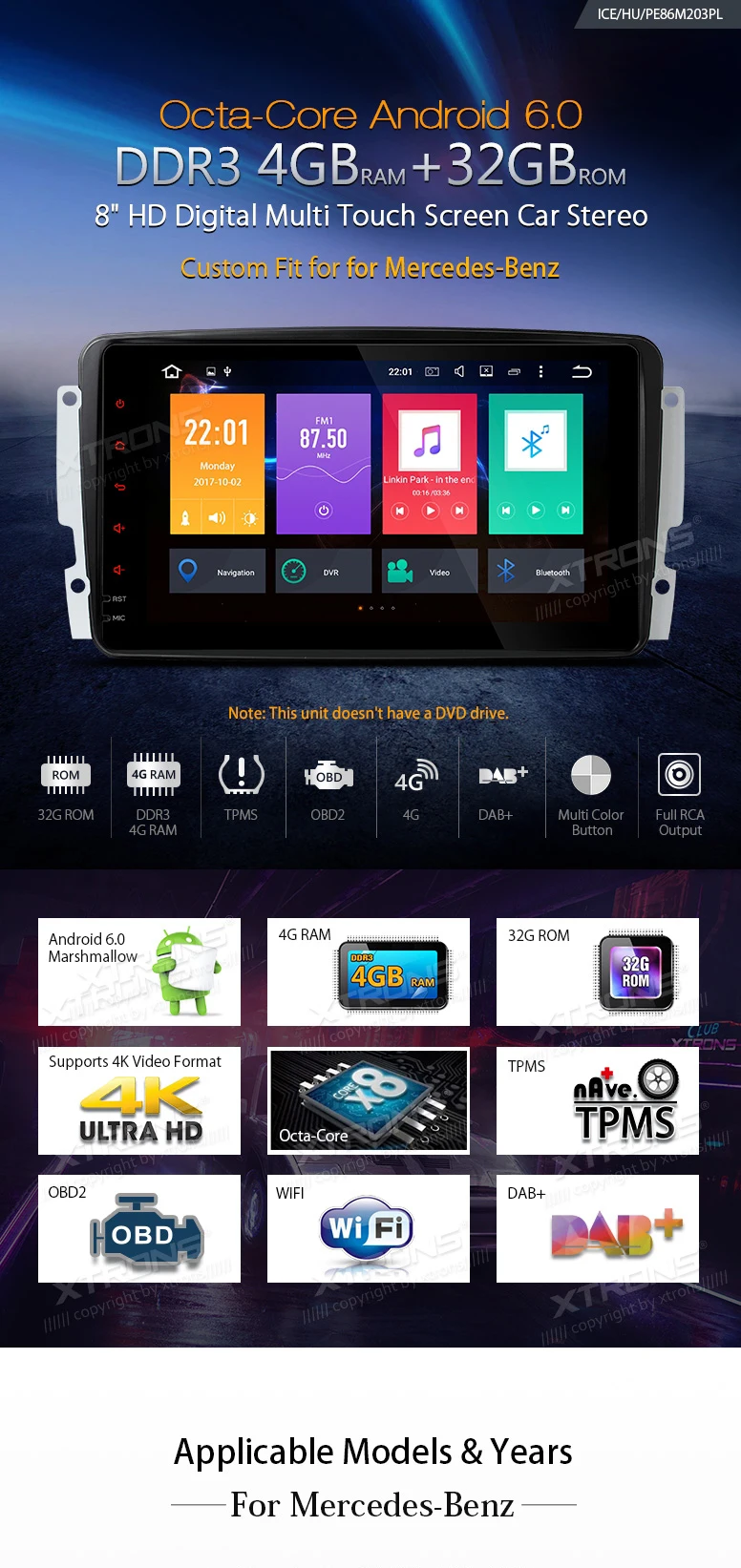 Top 8"Octa-Core 4GRAB/32G Android 6.0 Car Multimedia GPS Radio for Mercedes-Benz A-Class W168 1998-2002 & Viano/Vito W639 2003-2006 0 Top 8"Octa-Core 4GRAB/32G Android 6.0 Car Multimedia GPS Radio for Mercedes-Benz A-Class W168 1998-2002 & Viano/Vito W639 2003-2006 0