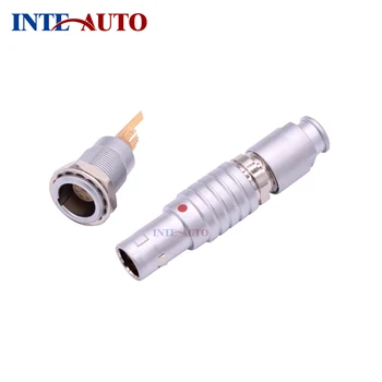 

push pull self-locking circular brass male female connector, 1B M12 size TGG ZNG , 2 3 4 5 6 7 8 10 14 16 pins