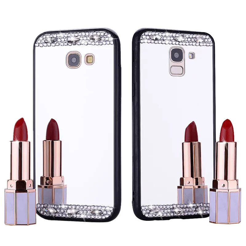 

Mobile phone model SM-J415FN/DS 3D view Mirror Case Soft Silicon & PC bumper for Samsung J4 Plus J6 2018 A7 A5 2017 Case Cover