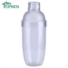 1 шт., 700 мл шейкер для коктейлей, молока, чая, коктейлей, напитков, миксер, прозрачный ПК из смолы, винный мартини, шейкер для напитков, вечерние, барные инструменты