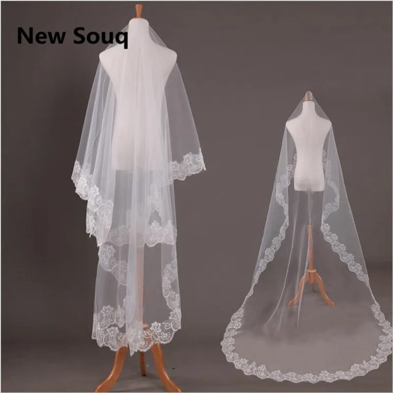 

2019 One Layer Wedding Veil Wedding Accessories 3M length Long Bridal Veil High Quality Wedding Veils In Stock