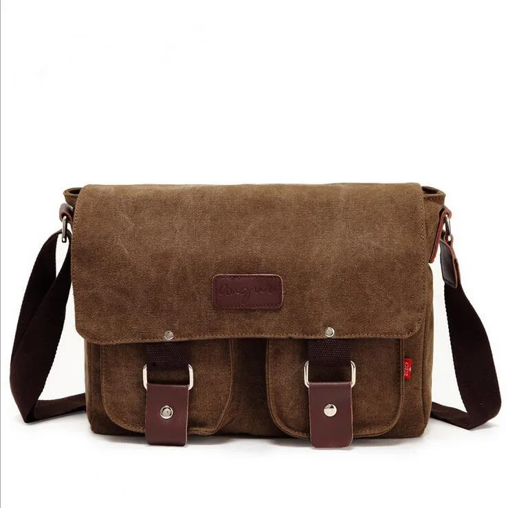 

New Canvas shoulder bag Men's Crossbody Bag leisure Men messenger bag