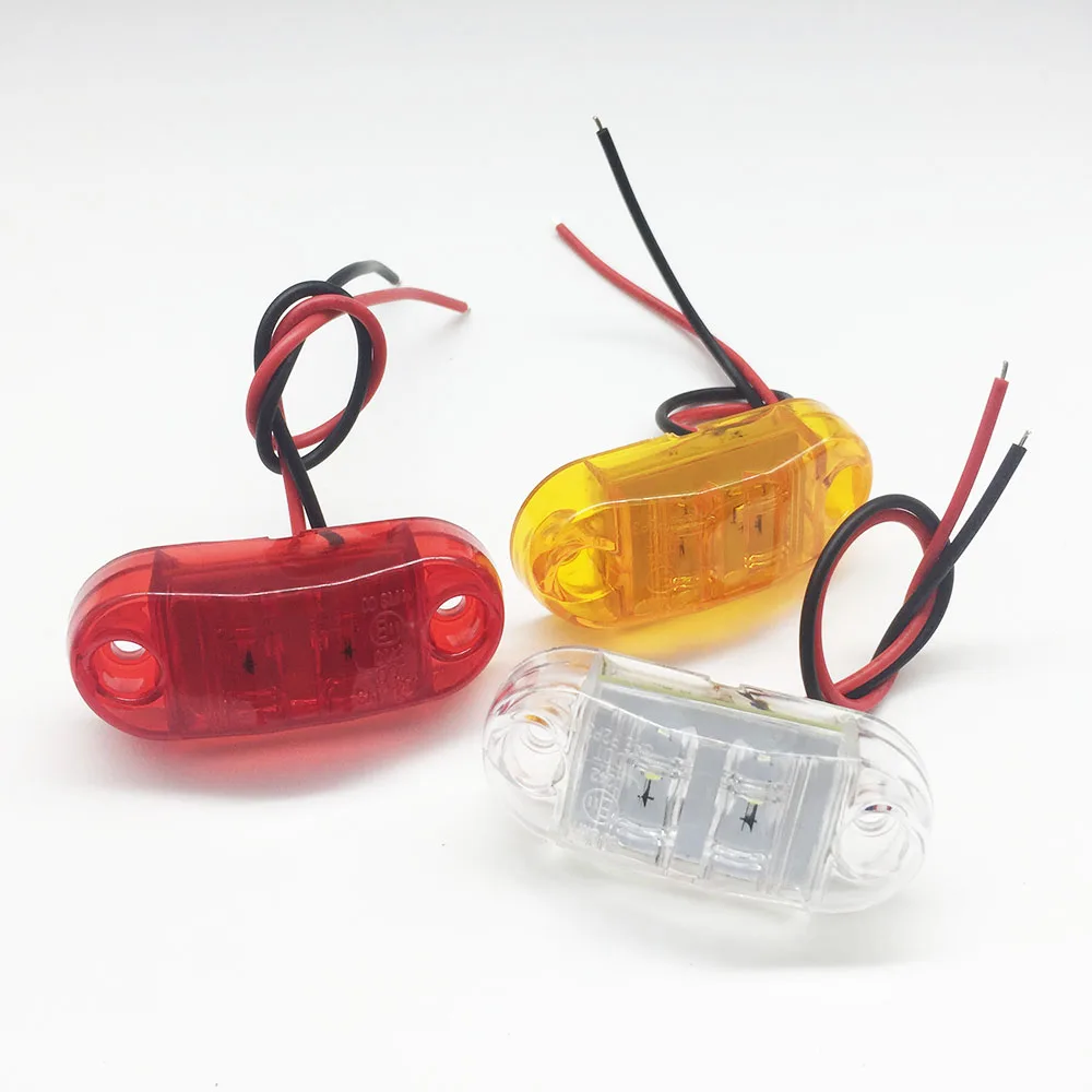 10 PCS 12V/24V Auto Daytime Running light Warning lights LED Side