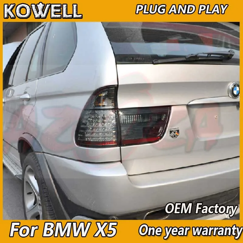 KOWELL автомобильный Стайлинг задний фонарь для BMW E53 X5Tail Lights 2007 2013 DRL + сигнал