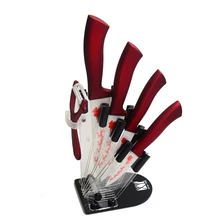 Sechs-Teilig Messer Stand + Keramikmesser + Schäler Küchenmesser XYJ Marke Heiße Verkäufe Weihnachten Serie Werkzeuge beste Küche Geschenke