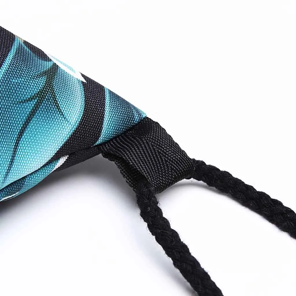 2019 Newest Fashion Fitness Shoulder Bag Unisex Sports Bag Digital Printed Bouquet Pocket Beach Bag Leather Shoulder Bag #