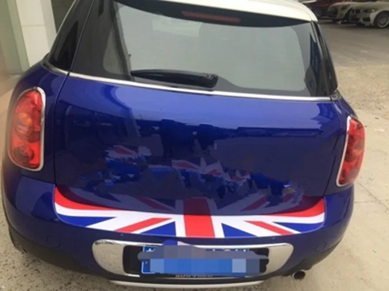 Car Rear Bumper Decoration Sticker Trunk load edge Deco For Mini Cooper Clubman Countryman R55 R56 R57 R60 F55 F56 (8)