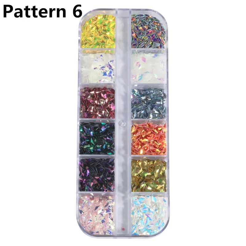 A-Nail-12-Grids-set-Chameleon-AB-Color-Nail-Sequins-Rhombus-Colorful-Flakes-Glitter-Paillette-Manicure