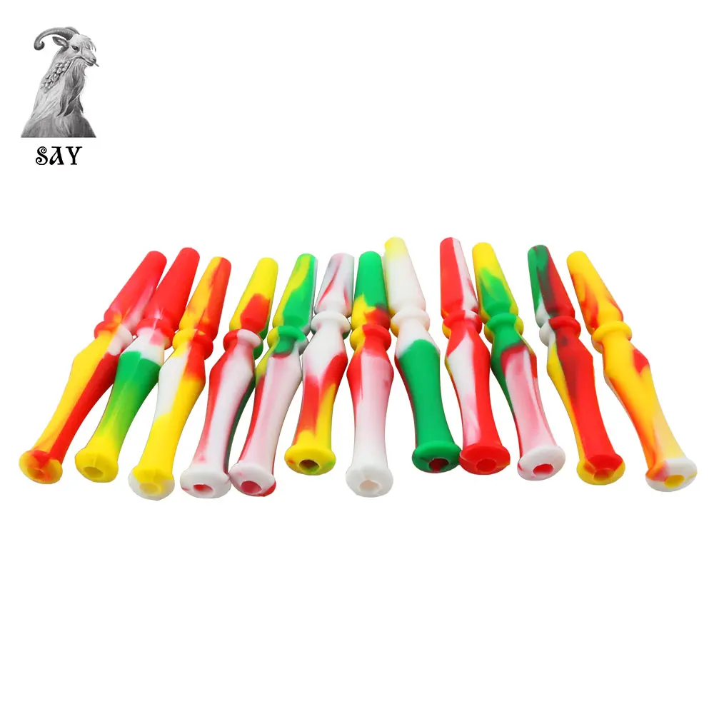 

SY 95mm Silicone Hookah Mouth Tip Washable Colorful Reusable MOUTH TIPS For Hookah Hose Hookah Pipe Shisha. Color Random