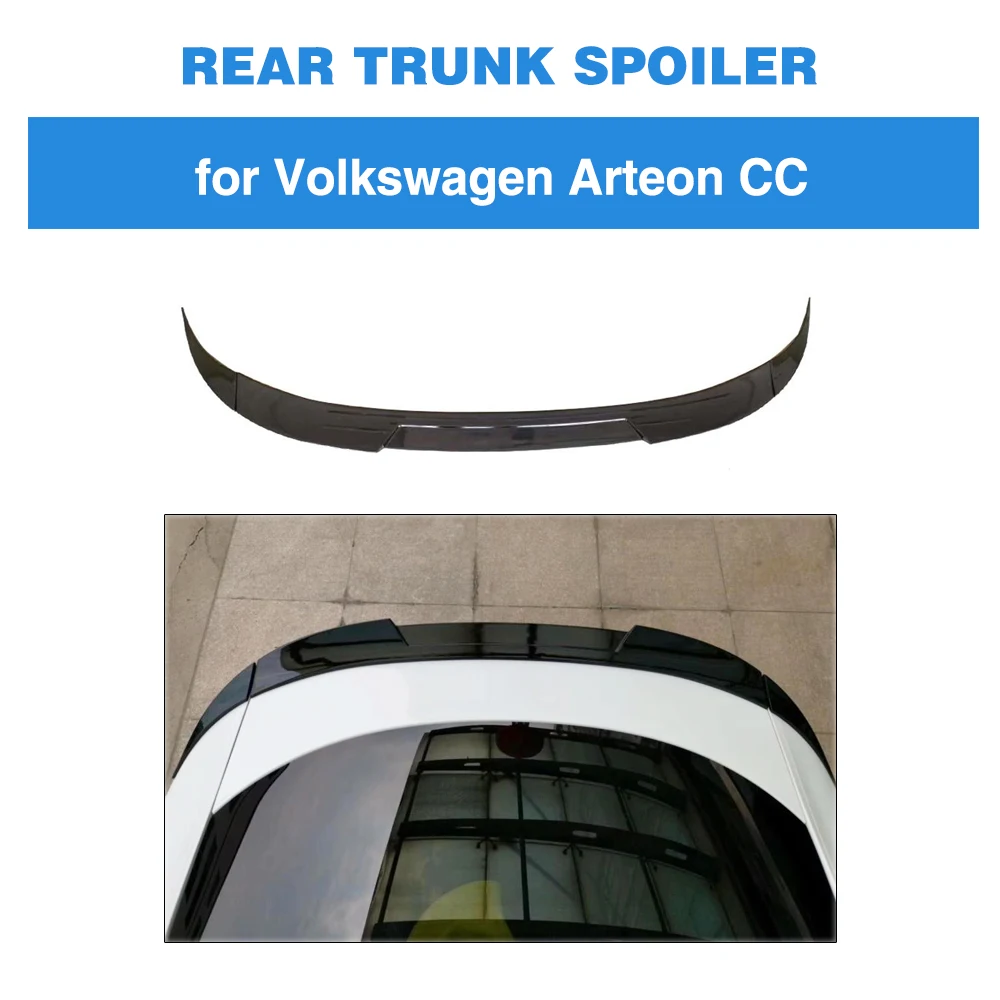 Спойлер для заднего багажника Volkswagen VW CC Arteon 2019 2020 АБС-пластик углеродное волокно
