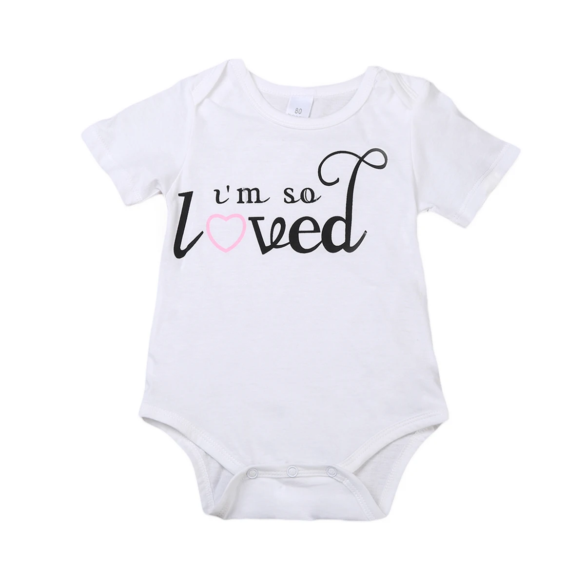Super Cute Newborn Baby boys girls letter Bodysuits Infant Babies Boy