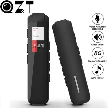 

8GB USB Dictaphone With MP3 Player Mini and Portable Audio Recorder With HD Recording Audio Voice Activated Recorder Meeting