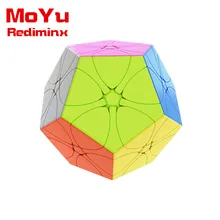 Магический кубик MoYu Rediminx без наклеек Cubing Class Meilong Puzzle speed Cubes Развивающие игрушки для детей