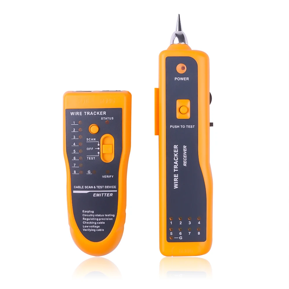 Тестер для телефонного кабеля kebidumei|line finder|telephone wire trackernetwork cable tester |