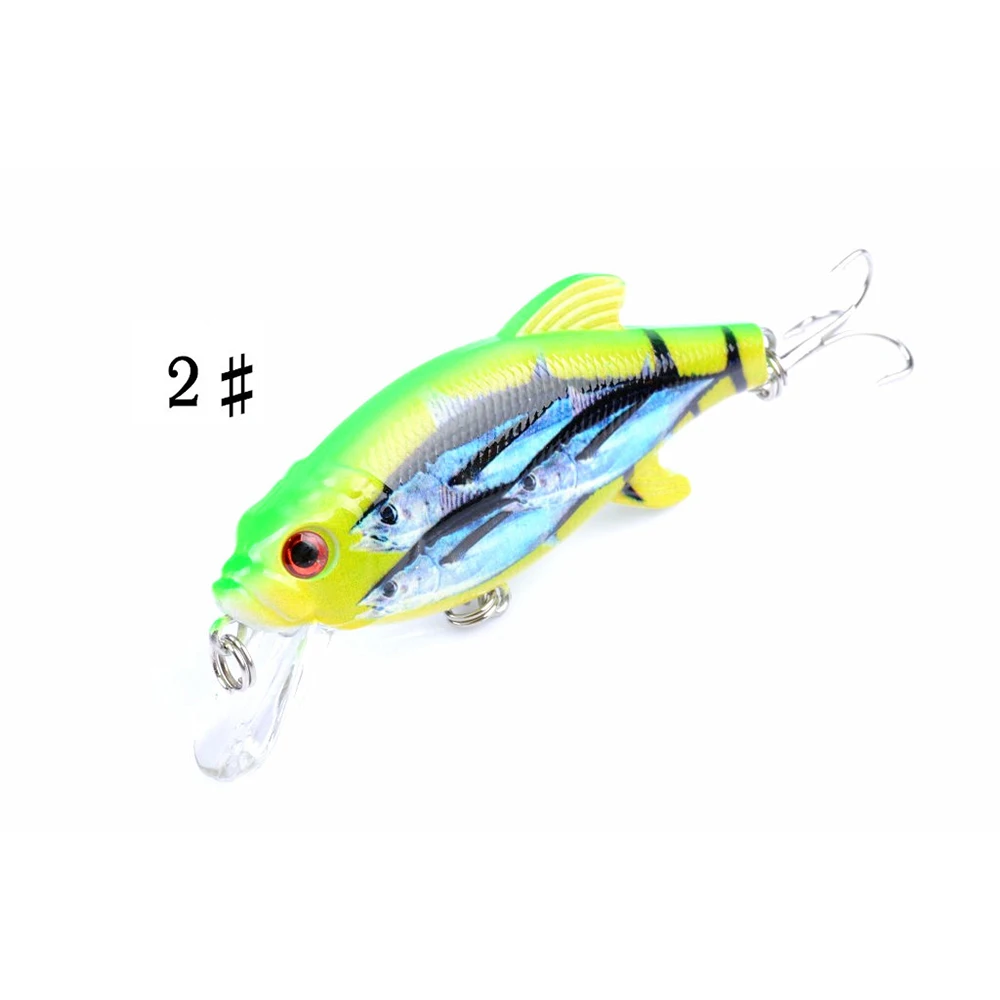 Fulljion cebos duros de plástico Wobblers Pesca Minnow Aritificial Crankbaits señuelos de serie de pintura Pesca 3D los ojos 8 cm 10,9G