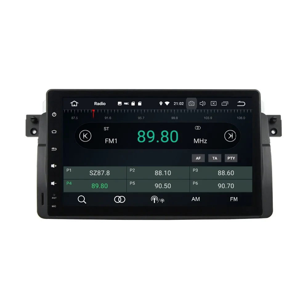 Top 4GB RAM Octa Core 1 din 9" Android 8.0 Car DVD Player for BMW E46 M3 1998-2005 GPS Navigation Radio Bluetooth WIFI USB 32GB ROM 4