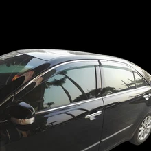 MONTFORD ABS пластиковый козырек для окон Тенты вентиляционный защитный козырек от солнца и дождя дефлектор крышка для Toyota Camry 2013