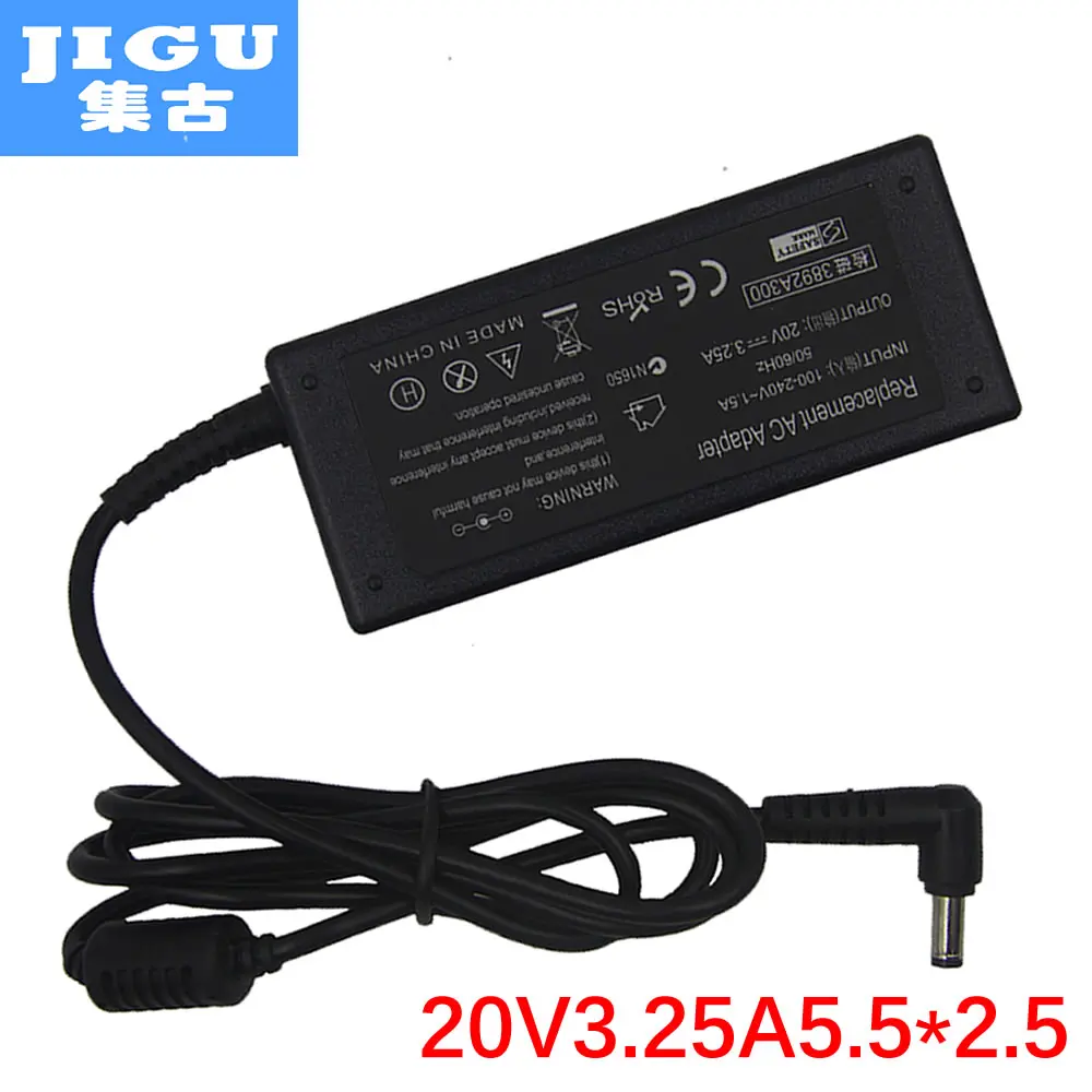 

JIGU for Lenovo 20V 3.25A G560 G565 G570 G575 G580 G585 G700 G780 N581 N586 S300 S400 S405 S500 U300E U300S U310 U400 U450 U460