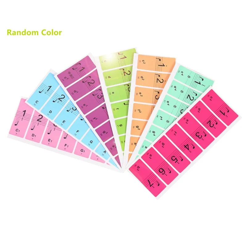 88 Keys Piano Keyboard Sound Name Stickers Piano Keyboard 61 Keys Electronic Keyboard 54 Keys Stickers Music Decal Label Note