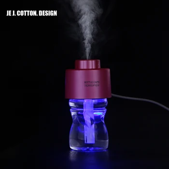

Fast Shipping Ultrasonic Air Humidifier with 280ML Bottle USB Humidifier Mist Maker Fogger Atomizer Aroma Diffuser with LED Lamp