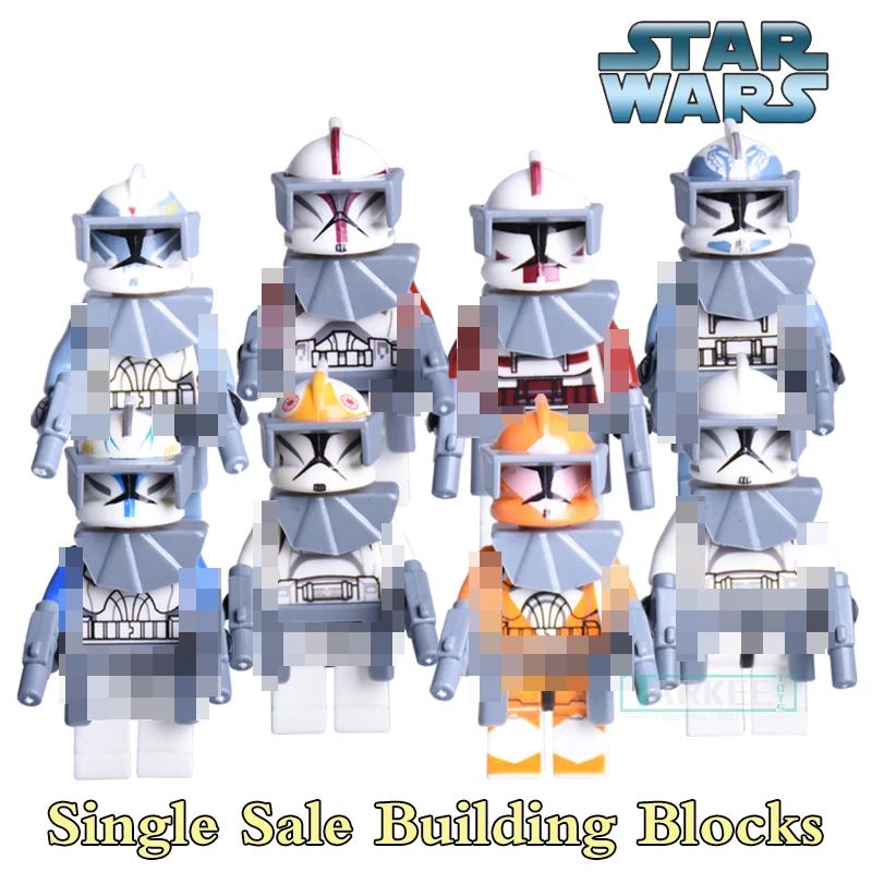 1PC Star Wars Building Blocks Super Heroes The Force Awakens Clone Strom Trooper Diy Bricks