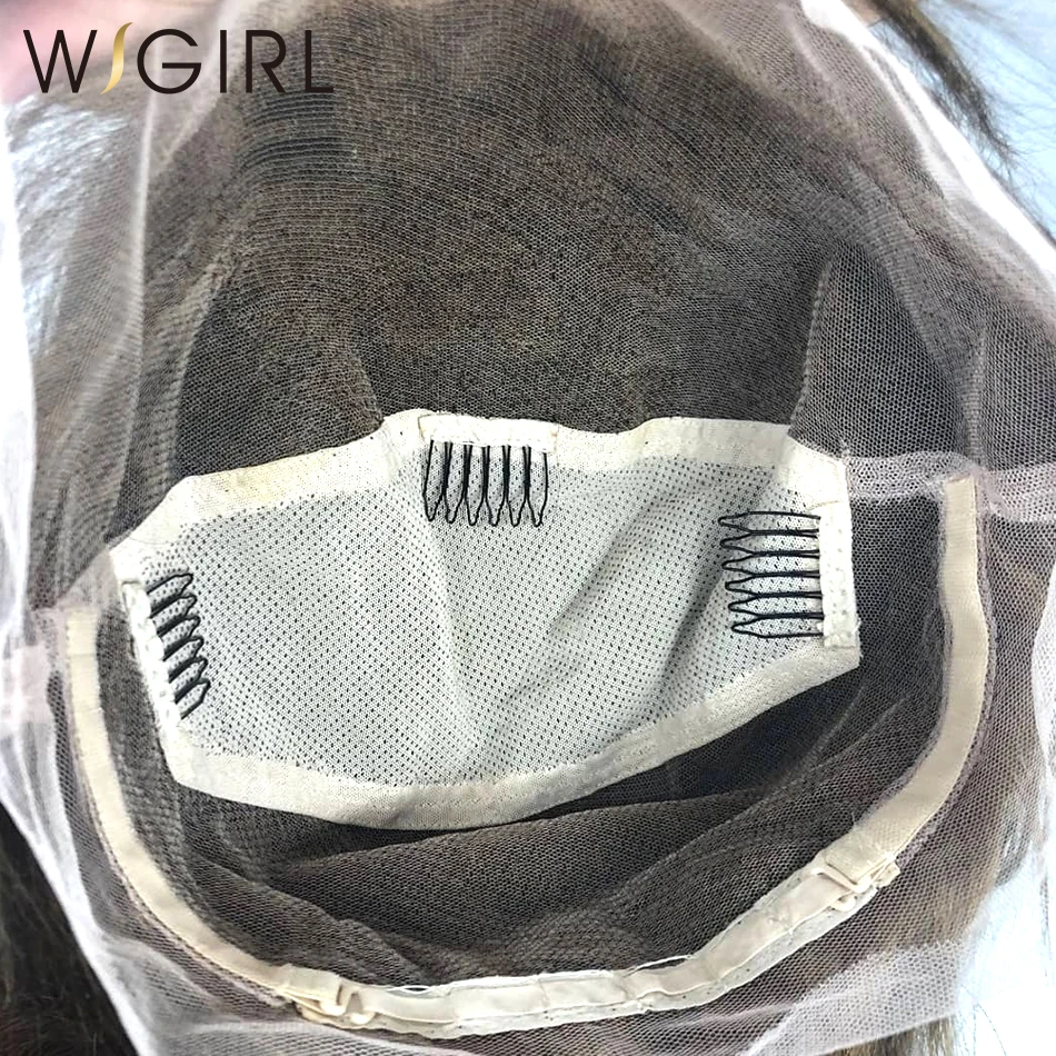 Wigirl объемная волна 13x4 прозрачный Синтетические волосы на кружеве парики из натуральных волос на кружевной основе бразильские волосы Remy бесклеевой парик предварительно вырезанные с детскими волосами