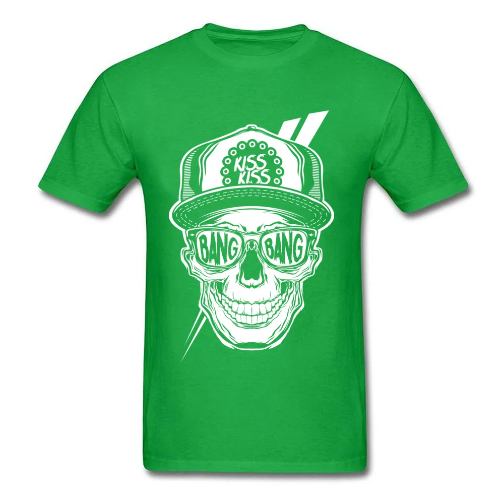 Street Kiss Kiss Bang Bang Casual Short Sleeve Autumn Tees 2018 Newest Crewneck 100% Cotton Tops Shirt Men T-Shirt Kiss Kiss Bang Bang green