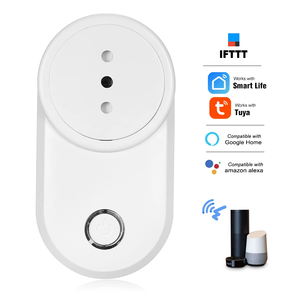 Разъем питания Голосовое управление Совместимо с Amazon Echo для Tmall Elf Google Home IFTTT Функция синхронизации дистанционное управление умная розетка