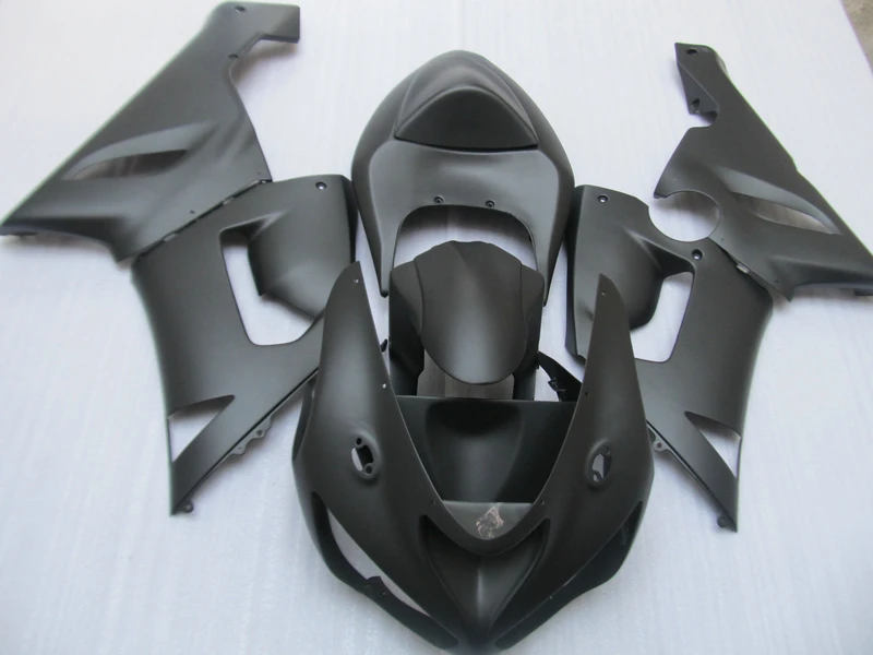 

High quality ABS Fairing kit for Kawasaki NINJA ZX 6R 2005 2006 zx6r 05 06 all matte black bodywork fairings set HT39