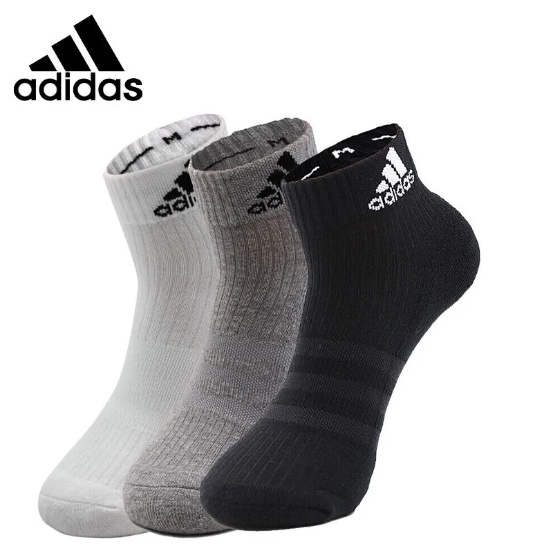 Новинка 2018 оригинальные спортивные носки Adidas 3S на HC 3 p в стиле унисекс (3