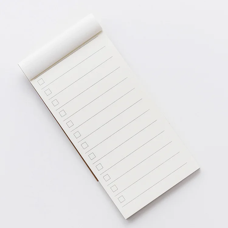 Корейский бумажный блокнот для заметок ежедневник проверяйте список покупок Милая стационарная вещь милый блокнот дневник школьный офис Записная книжка - Цвет: todo  1pcs