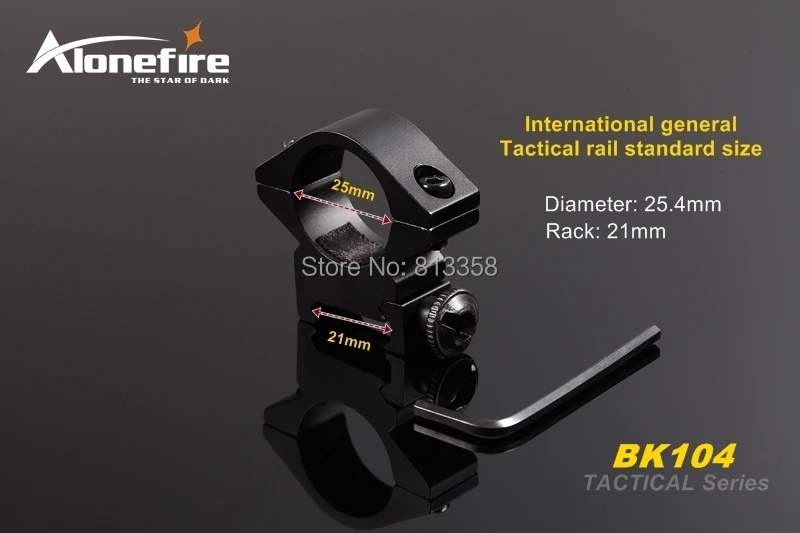 AloneFire BK104 тактическая серия CREE XM-L T6 светодиодный 5 режимов профессиональный зум тактический фонарь светильник
