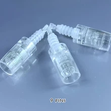 9 контактов иглы картридж Перманентный макияж иглы Советы микроперо советы байонетная муфта для перманентного макияжа ручка