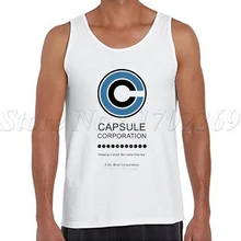 Dr. Brief Capsule Corporation мужские топы с принтом на бретелях с буквенным принтом, мужской жилет, хипстерские модные крутые майки