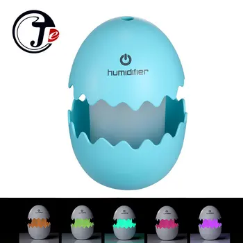 

100ML Egg Ultrasonic Air Humidifier Mist Maker for Home Aromatherapy Diffuser Air Freshener Fogger with LEDs Lamp Night Light