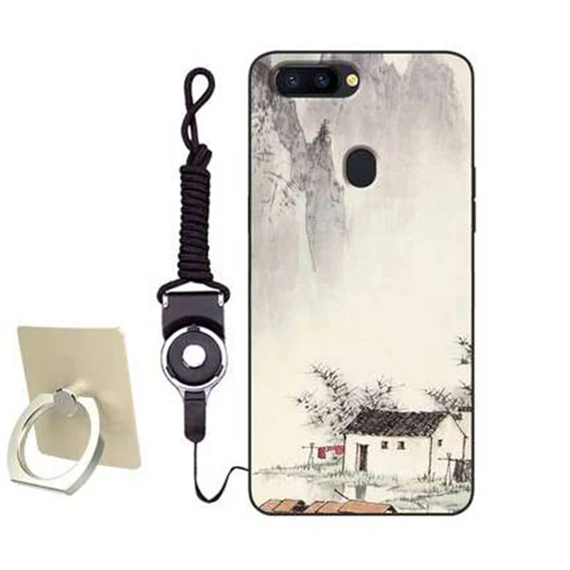 Модный мультяшный чехол s для oppo R15 из ТПУ мягкая задняя крышка R 15 накладка полные