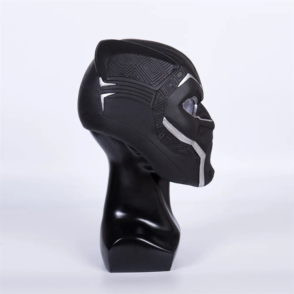 2018 New Black Panther Helmet Cosplay T'Challa Mask Halloween Party Helmet Prop (5)