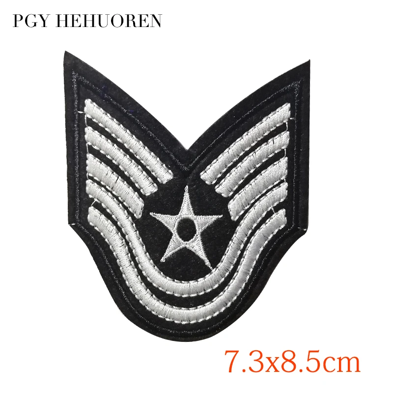 PGY 5 шт./партия военный значок Железный на патч тактические Parches Militares Parches Bordados армейские наклейки для мужчин одежда футболка