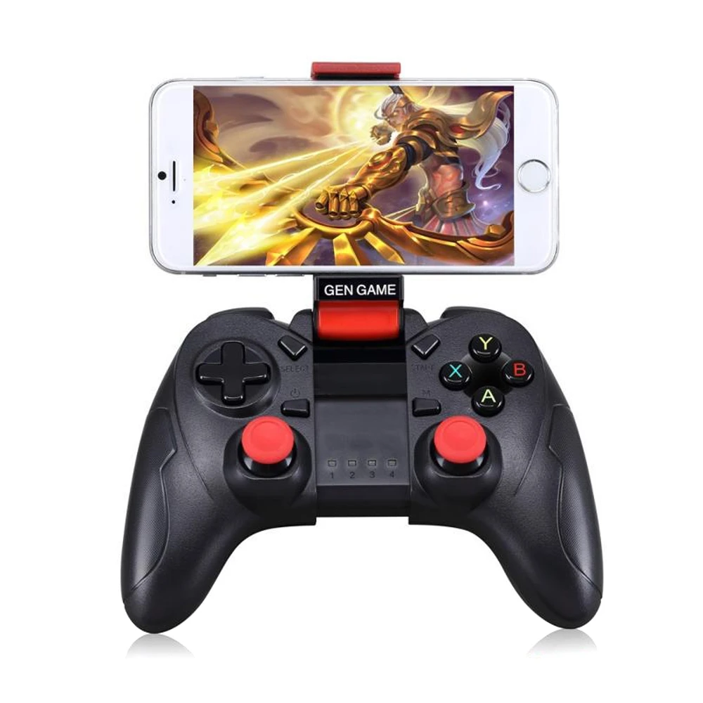Черный Gen Game S6 беспроводной Bluetooth 3 0 геймпад джойстик игровой контроллер для iOS