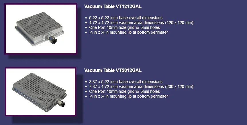 Вакуумный стол вакуумное крепление VT2012GAL длина 200X120