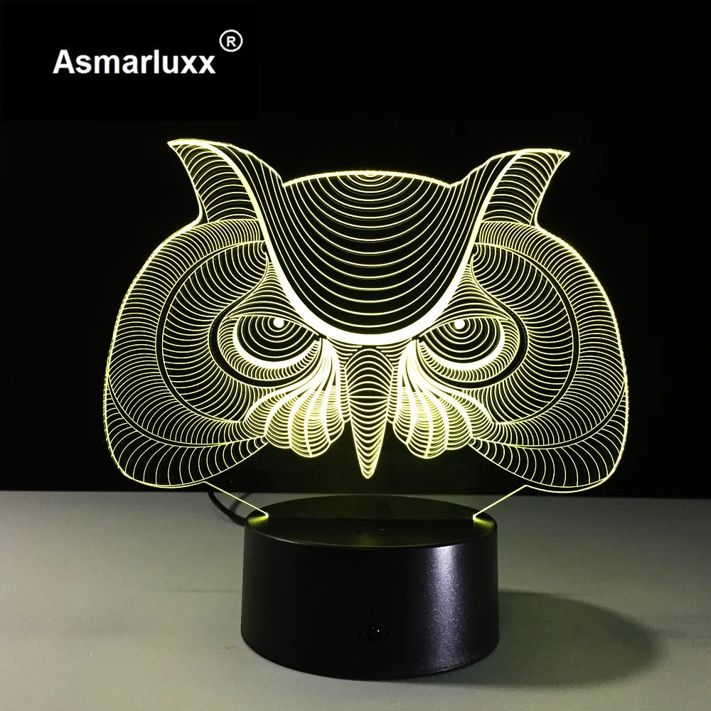 Asmarluxx 3d led lamp9104