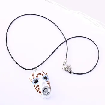 

10pcs/lot Borderlands 2 Necklace Mordecai Mask Pendant Necklace Friendship Men Women Game Jewelry Choker Accessories