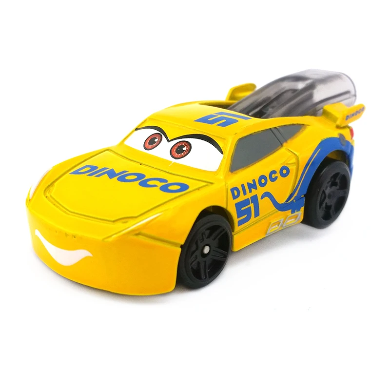 Disney Pixar Cars 3 Dinoco Cruz Ramirez свисток с красочной лентой металлический литой под