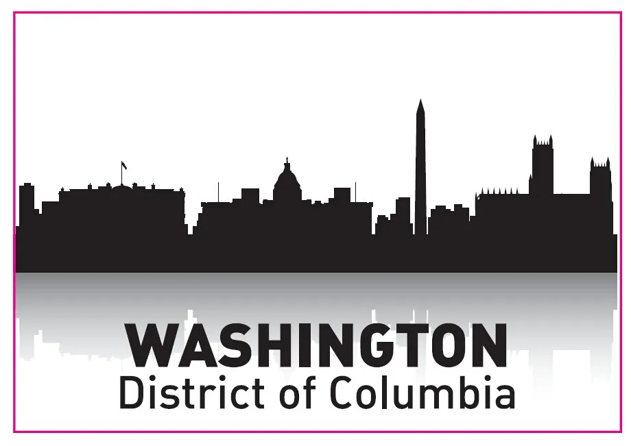 США путешествия строительный магнит для холодильника 5700 Вашингтон DC Skyline сувенир
