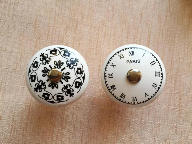 

5Pcs Ceramic Modern Simple Design Cabinets Handle ( Diameter:38MM)