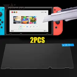Amzdeal 2 шт. закаленного Стекло Экран Плёнки протектор Защитная Плёнки гвардии щит для Nintendo переключатель чистке прочный новый