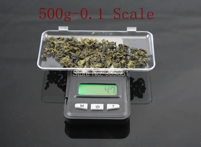 

500g 0.1g Food Ingredients Or Tea Weighing Scale Mini Digital Professional Scales Green Backlight Balance Weight Hot Selling