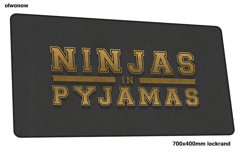 Ninjas в пижаме коврик для мыши 700x400x3 мм популярный игровой коврик для геймера горячая Распродажа компьютерная настольная клавиатура со встроенной мышью игровые коврики