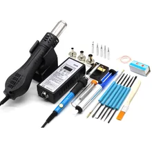 8858 Горячая воздушная пушка Портативная паяльная станция для BGA Горячего Воздуха Фен для волос паяльный фен инструмент для ремонта демонтажа